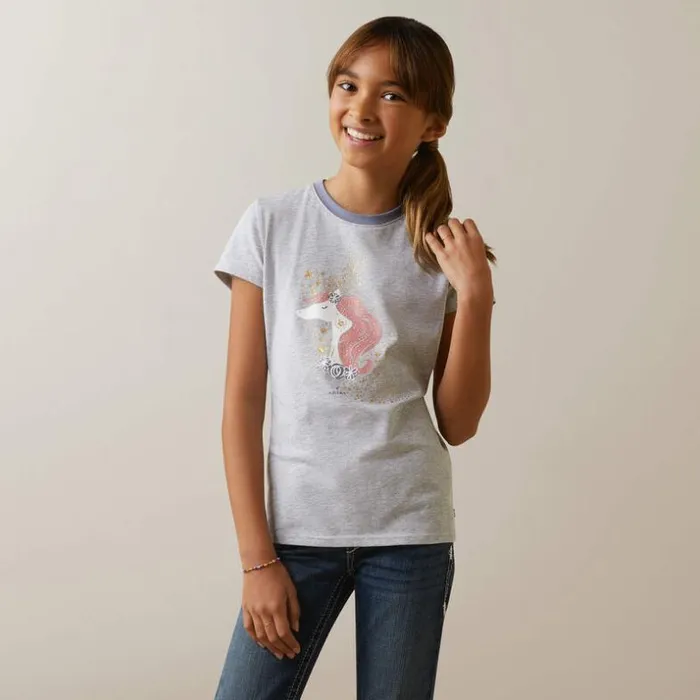 TShirts and Polos Kids Ariat Imagine TShirt Heather Grey