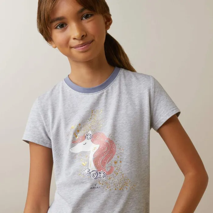 TShirts and Polos Kids Ariat Imagine TShirt Heather Grey TShirts and Polos Kids Ariat Imagine TShirt Heather Grey