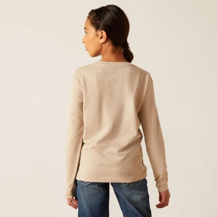 TShirts and Polos Kids Ariat Serape Shield Shirt Oatmeal Heather TShirts and Polos Kids Ariat Serape Shield Shirt Oatmeal Heather