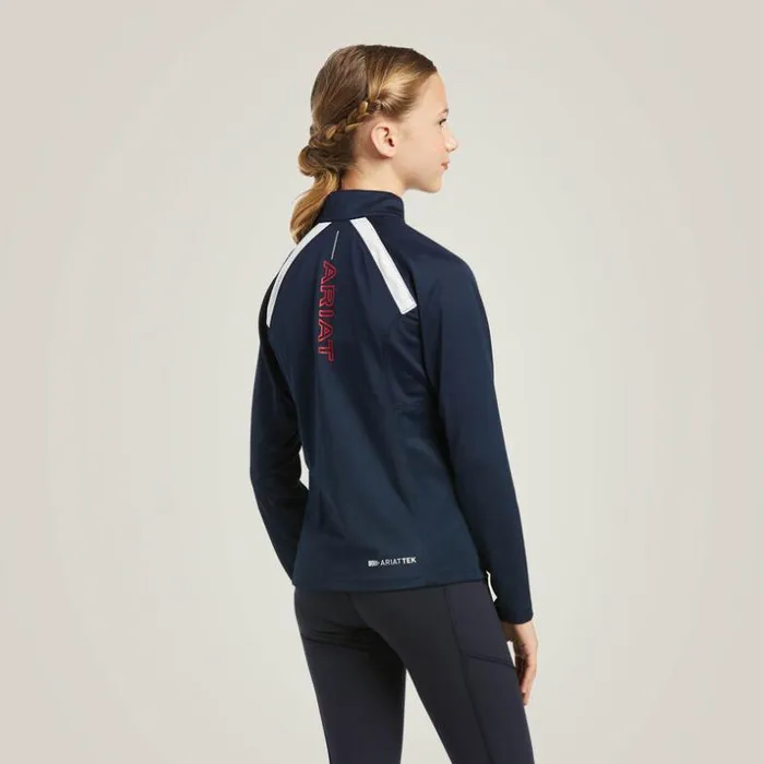TShirts and Polos Kids Ariat Sunstopper 20 Team 14 Zip Baselayer Team