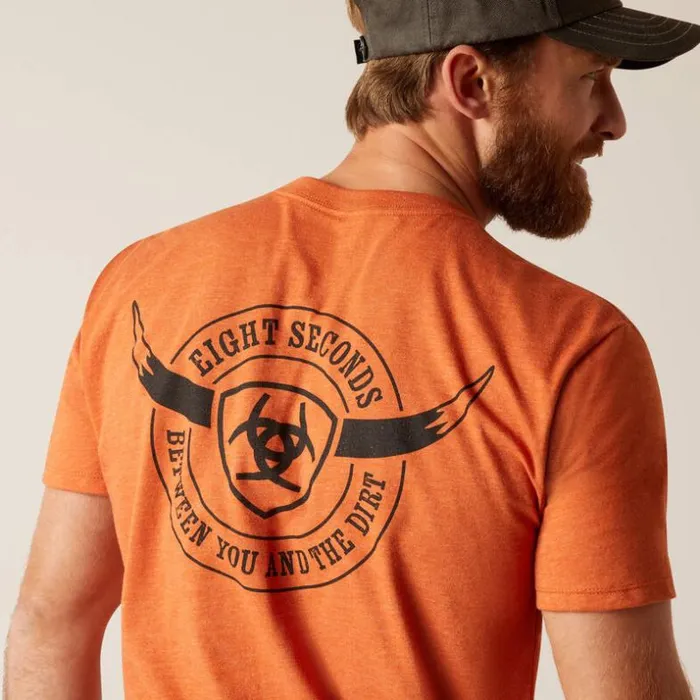 TShirts and Polos Men Ariat Ariat 8 Sec TShirt Adobe Heather