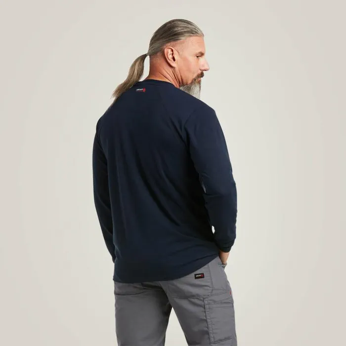 TShirts and Polos Men Ariat FR Max Protect Inherent TShirt Navy