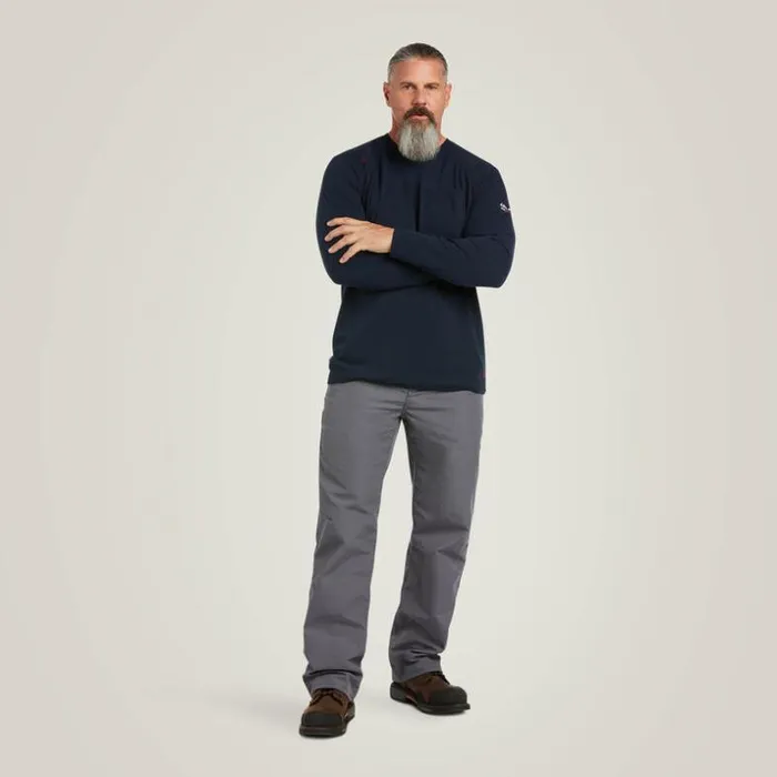 TShirts and Polos Men Ariat FR Max Protect Inherent TShirt Navy