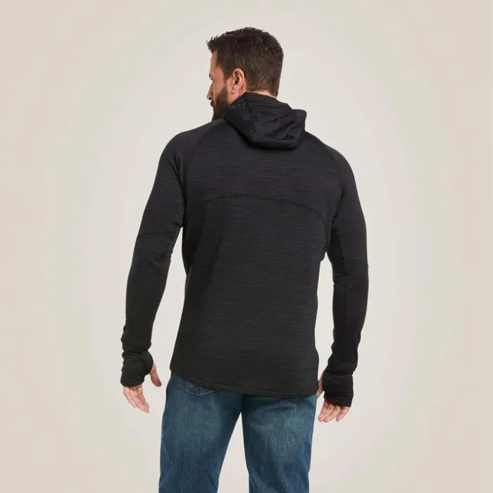 TShirts and Polos Men Ariat Rebar Gridwork Balaclava Baselayer Black