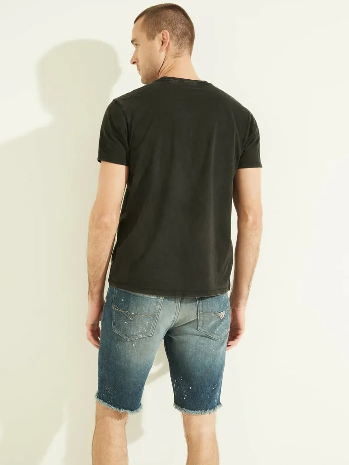 TShirts and Tanks GUESS Men All In Tee Jet Black Multi