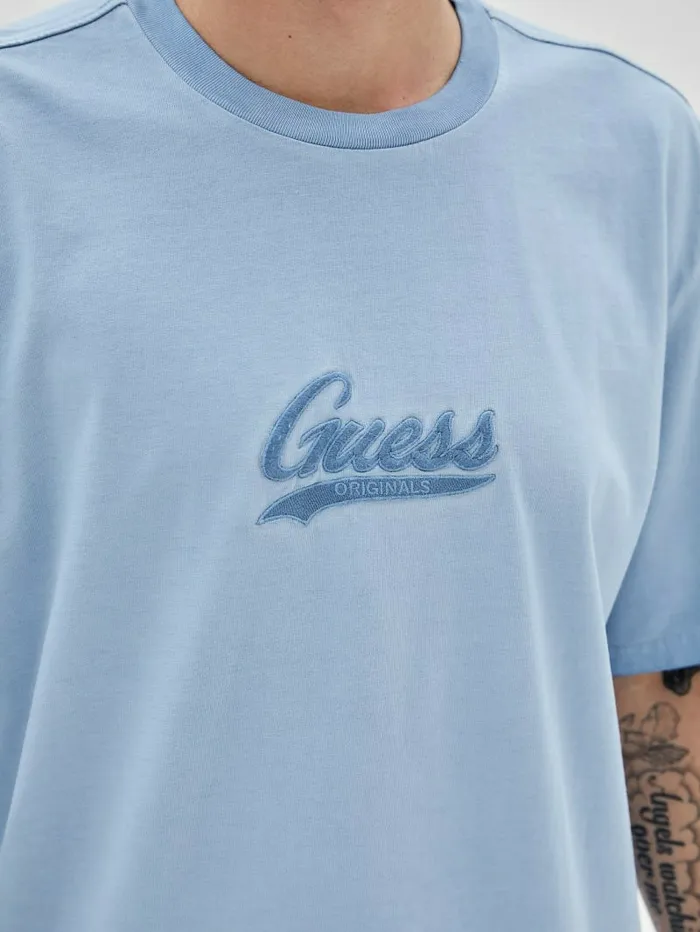 TShirts and Tanks GUESS Men GUESS Originals Icon Logo Tee Faint Blue Multi TShirts and Tanks GUESS Men GUESS Originals Icon Logo Tee Faint Blue Multi