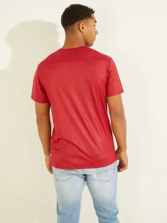 TShirts and Tanks Men GUESS Mason VNeck Tee Chili Red