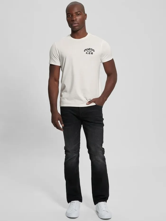 TShirts and Tanks Washed Print Tee White Alyssum Multi 8211 GUESS Men TShirts and Tanks Washed Print Tee White Alyssum Multi 8211 GUESS Men