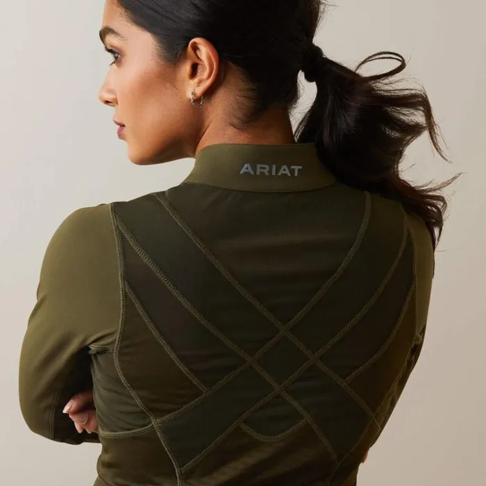 TShirts and Tops Women Ariat Ascent 14 Zip Baselayer Relic TShirts and Tops Women Ariat Ascent 14 Zip Baselayer Relic