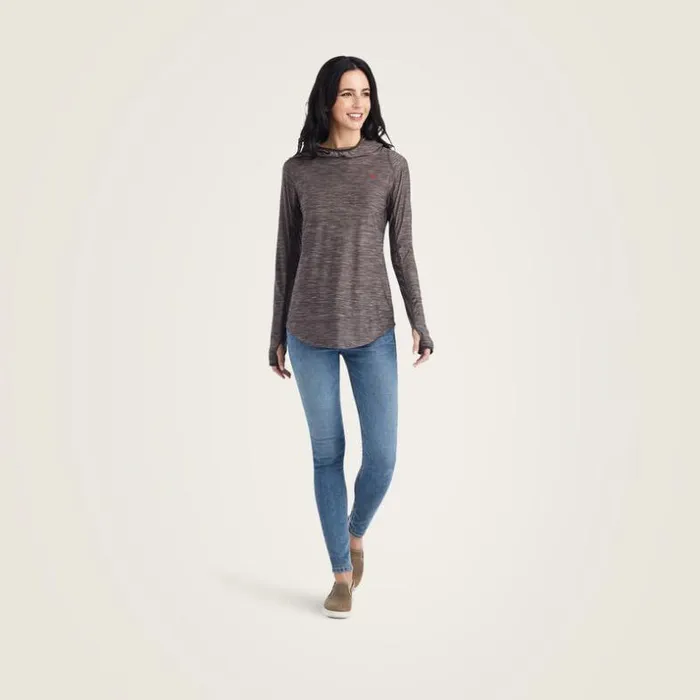 TShirts and Tops Women Ariat Laguna Hoodie Brazil Nut TShirts and Tops Women Ariat Laguna Hoodie Brazil Nut