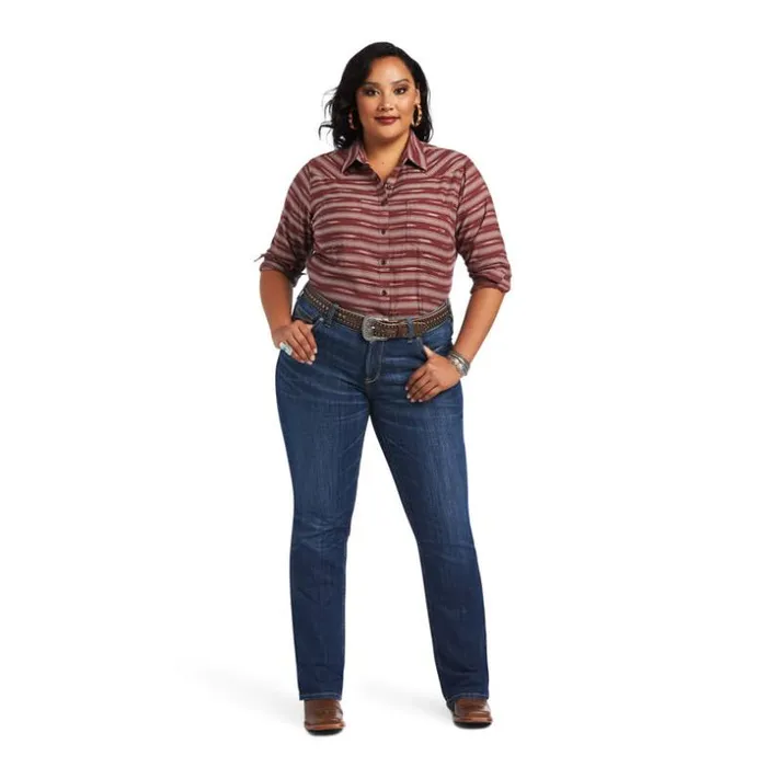 TShirts and Tops Women Ariat REAL Billie Jean Shirt Ikat Jacquard