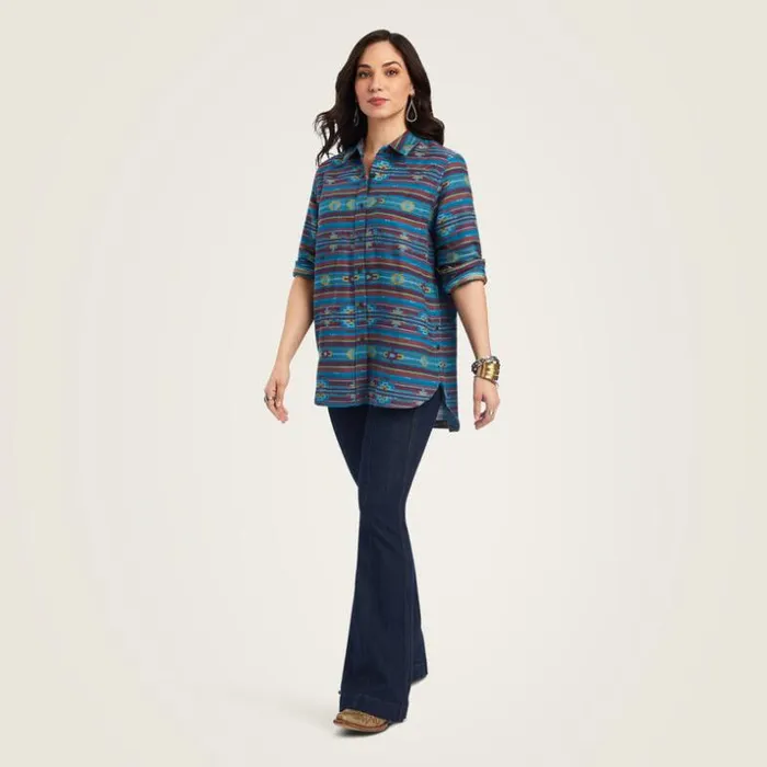 TShirts and Tops Women Ariat REAL Billie Rae Shirt Celestial Southwest Jacquard TShirts and Tops Women Ariat REAL Billie Rae Shirt Celestial Southwest Jacquard