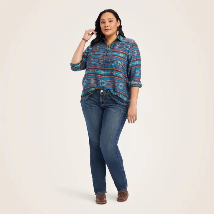 TShirts and Tops Women Ariat REAL Billie Rae Shirt Celestial Southwest Jacquard TShirts and Tops Women Ariat REAL Billie Rae Shirt Celestial Southwest Jacquard