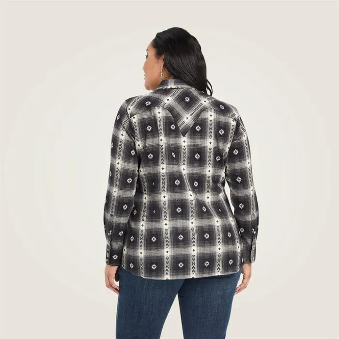 TShirts and Tops Women Ariat REAL Thunderstorm Shirt Thunderstorm Plaid Dobby Flann TShirts and Tops Women Ariat REAL Thunderstorm Shirt Thunderstorm Plaid Dobby Flann