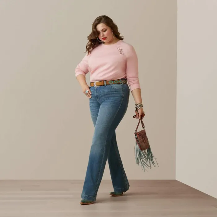 TShirts and Tops Women Ariat Ropey Shield Tee Coral Blush TShirts and Tops Women Ariat Ropey Shield Tee Coral Blush