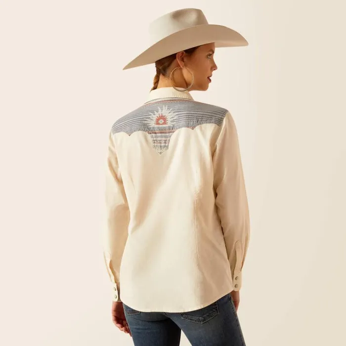 TShirts and Tops Women Ariat Sendero Serape Shirt Serapeturtledove TShirts and Tops Women Ariat Sendero Serape Shirt Serapeturtledove