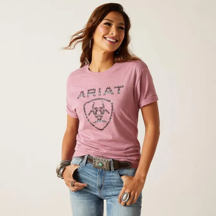 TShirts and Tops Women Ariat Shield TShirt Mesa Rose