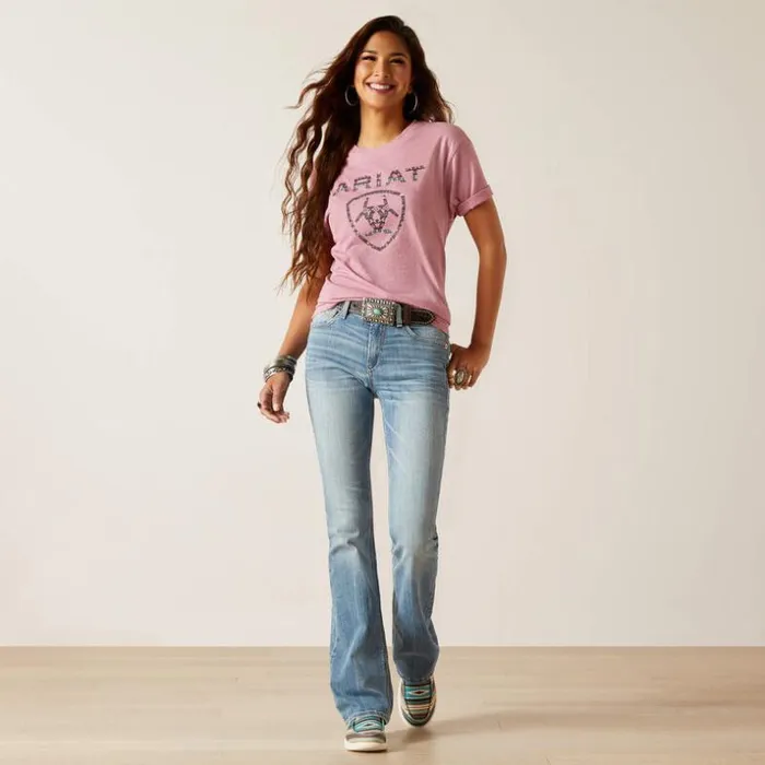TShirts and Tops Women Ariat Shield TShirt Mesa Rose TShirts and Tops Women Ariat Shield TShirt Mesa Rose
