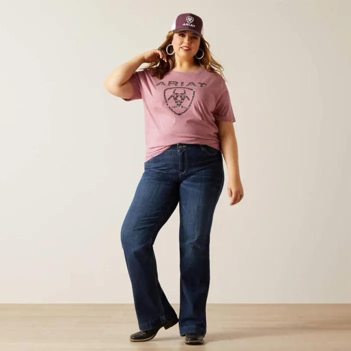 TShirts and Tops Women Ariat Shield TShirt Mesa Rose TShirts and Tops Women Ariat Shield TShirt Mesa Rose