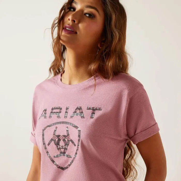 TShirts and Tops Women Ariat Shield TShirt Mesa Rose TShirts and Tops Women Ariat Shield TShirt Mesa Rose
