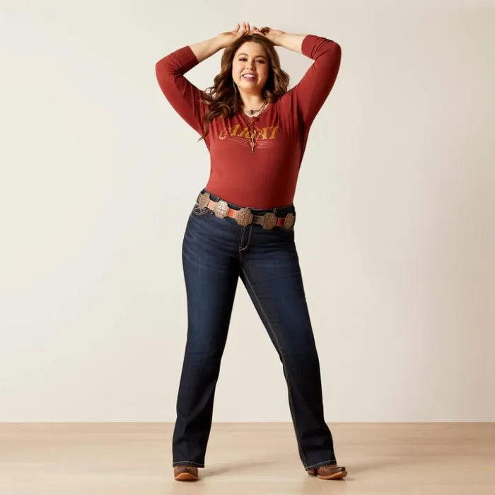 TShirts and Tops Women Ariat Vibrant Tee Fired Brick