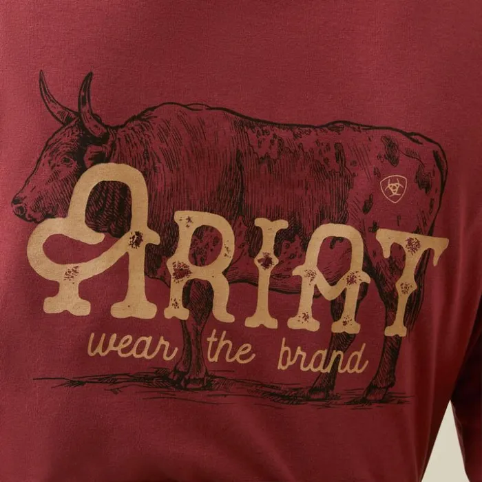 TShirts and Tops Women Ariat Wear The Brand Tee Burnt Russet TShirts and Tops Women Ariat Wear The Brand Tee Burnt Russet