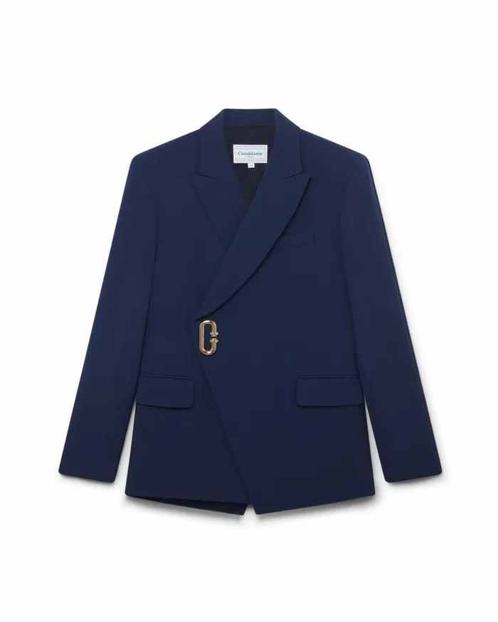 Tailoring Men Casablanca Paris Asymmetric Double Breasted Jacket