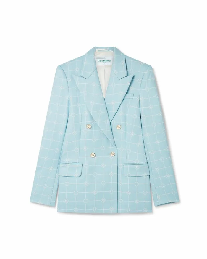 Tailoring Men Casablanca Paris Double Breasted Jacquard Jacket