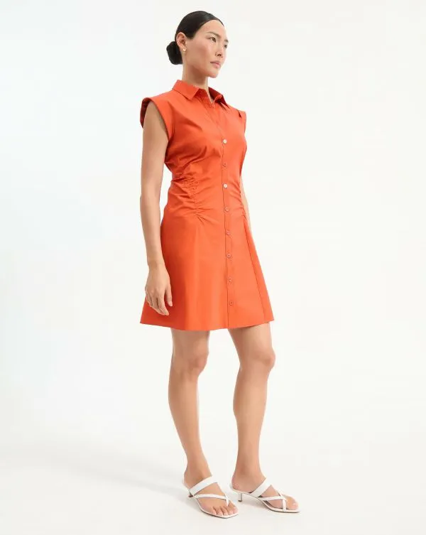 Talulah Dress Persimmon Women Veronica Beard Dresses Talulah Dress Persimmon Women Veronica Beard Dresses