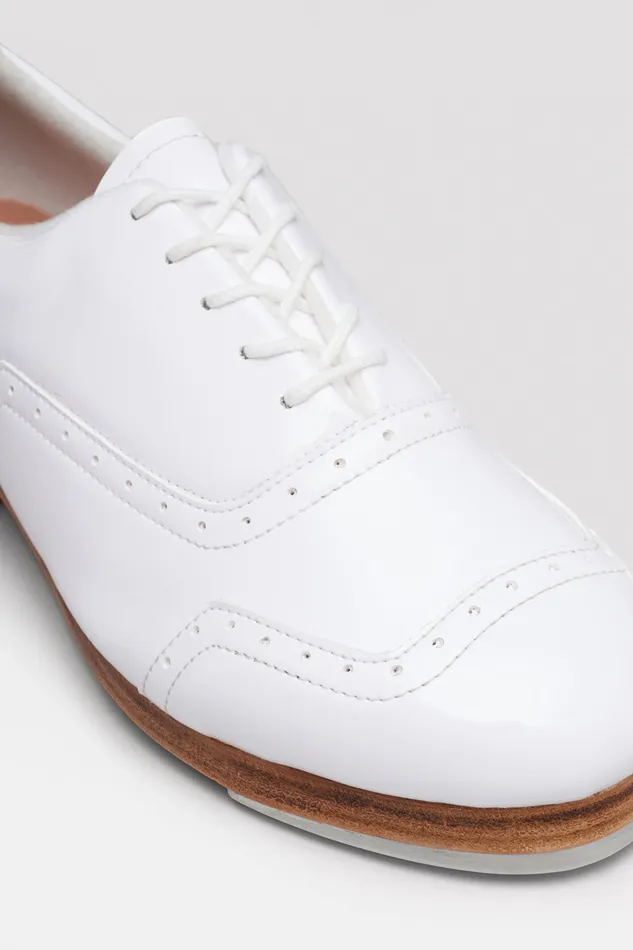 Tap Bloch Adult Mens Jason Samuels Smith Patent Tap Shoes White Patent