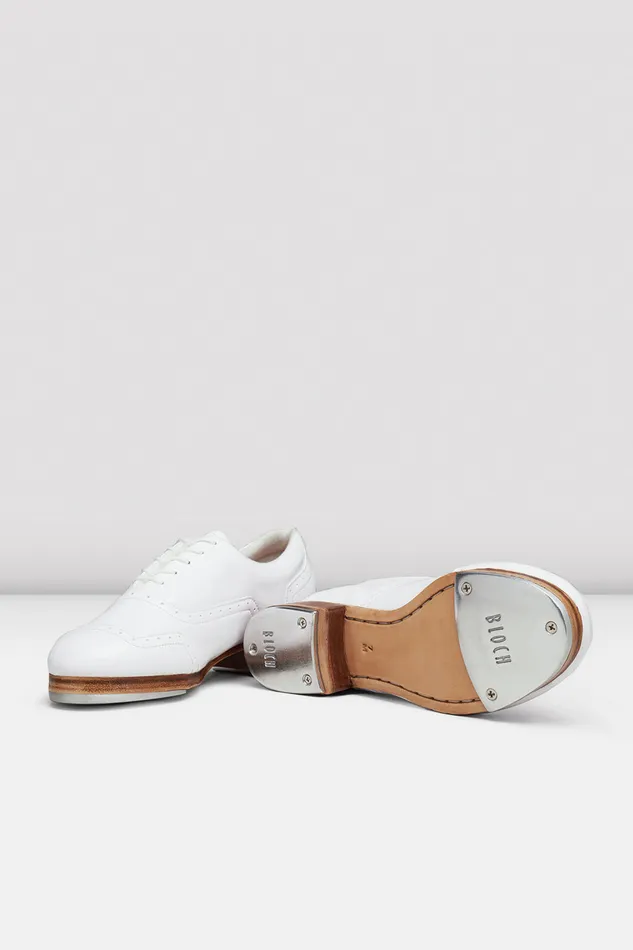 Tap Bloch Adult Mens Jason Samuels Smith Patent Tap Shoes White Patent