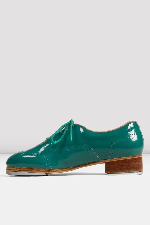 Tap Mens Jason Samuels Smith Patent Tap Shoes Verdigris Patent 8211 Bloch Adult