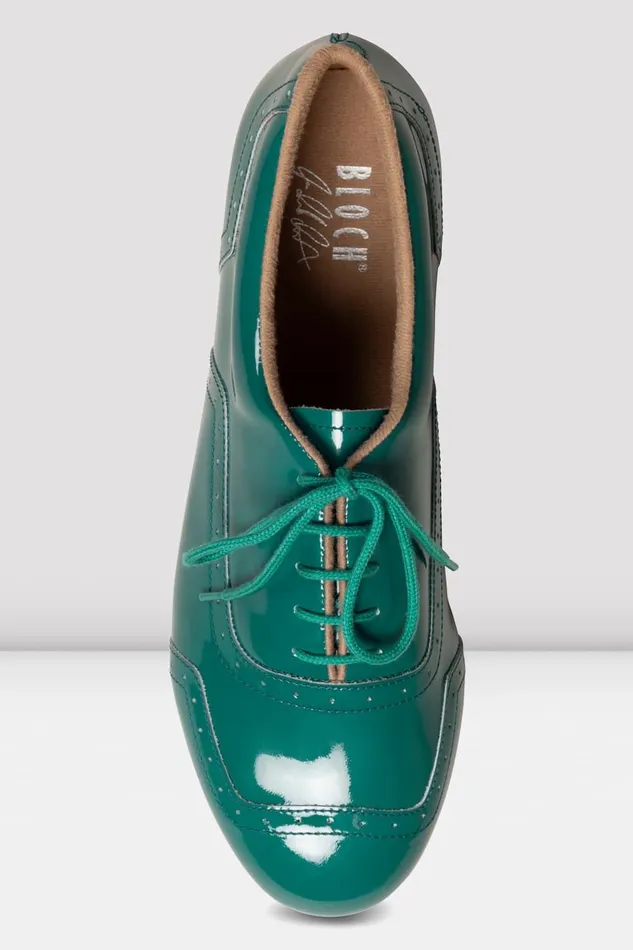 Tap Mens Jason Samuels Smith Patent Tap Shoes Verdigris Patent 8211 Bloch Adult