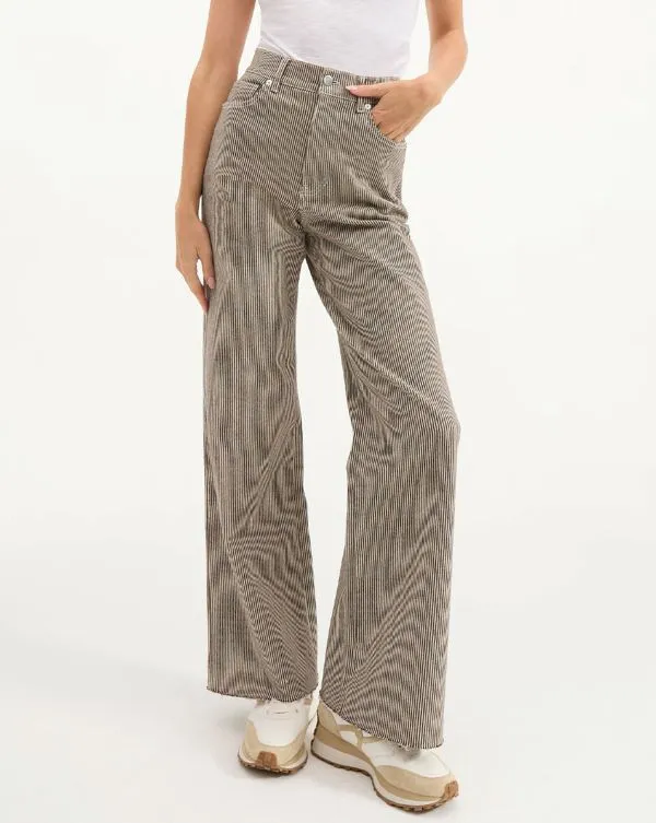 Taylor WideLeg Jean Cedar Stripe Women Veronica Beard Jeans Taylor WideLeg Jean Cedar Stripe Women Veronica Beard Jeans