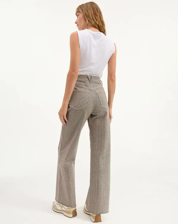 Taylor WideLeg Jean Cedar Stripe Women Veronica Beard Jeans Taylor WideLeg Jean Cedar Stripe Women Veronica Beard Jeans