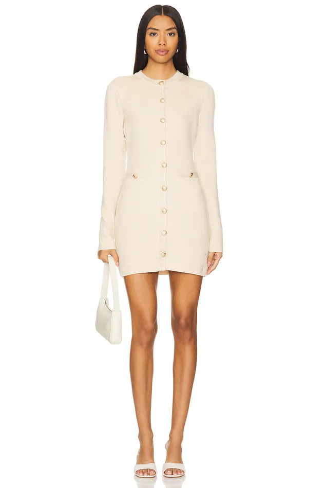 Tena Knit Dress Cream Women Lovers and Friends Sweaters and Knits