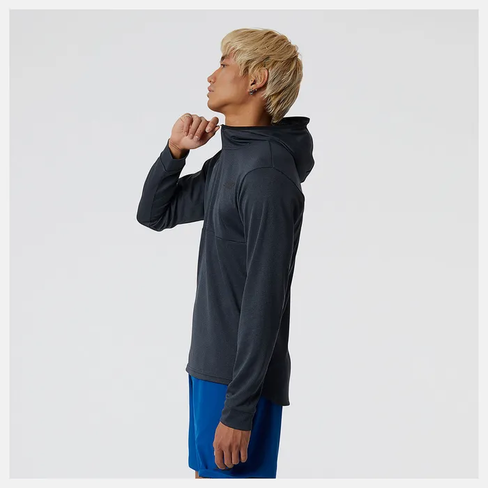 Tenacity Hooded 14 Zip BLACK Men Shirts New Balance Tenacity Hooded 14 Zip BLACK Men Shirts New Balance