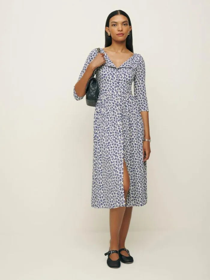 The Reformation Adair Dress Bombay 8211 Clothing