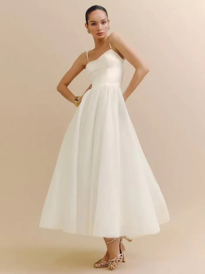 The Reformation Alouette Dress Fior Di Latte 8211 Weddings