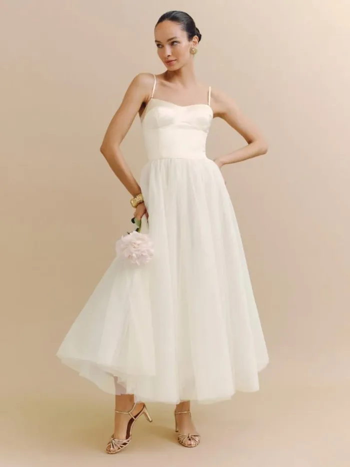 The Reformation Alouette Dress Fior Di Latte 8211 Weddings