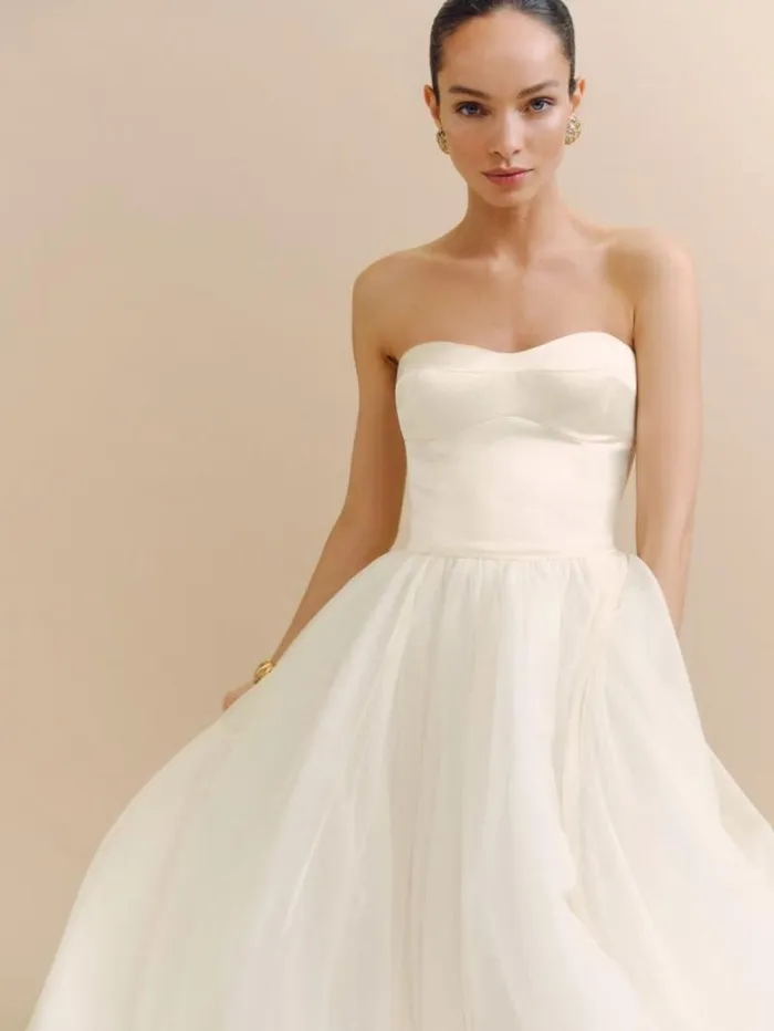 The Reformation Alouette Dress Fior Di Latte 8211 Weddings