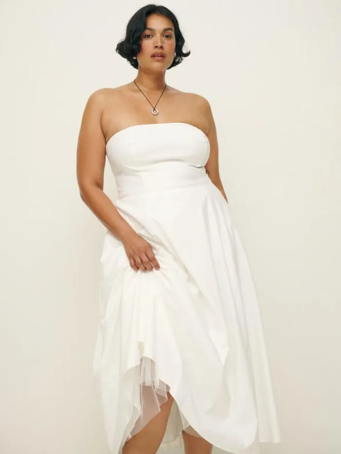 The Reformation Astoria Dress Es White 8211 Clothing