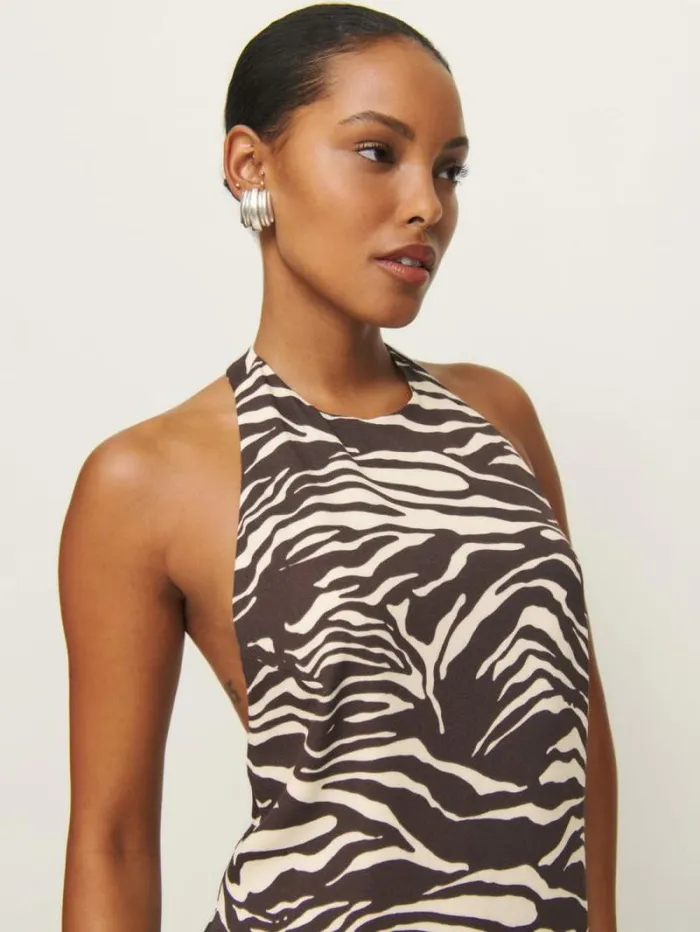 The Reformation Avielle Dress Stampede 8211 Clothing