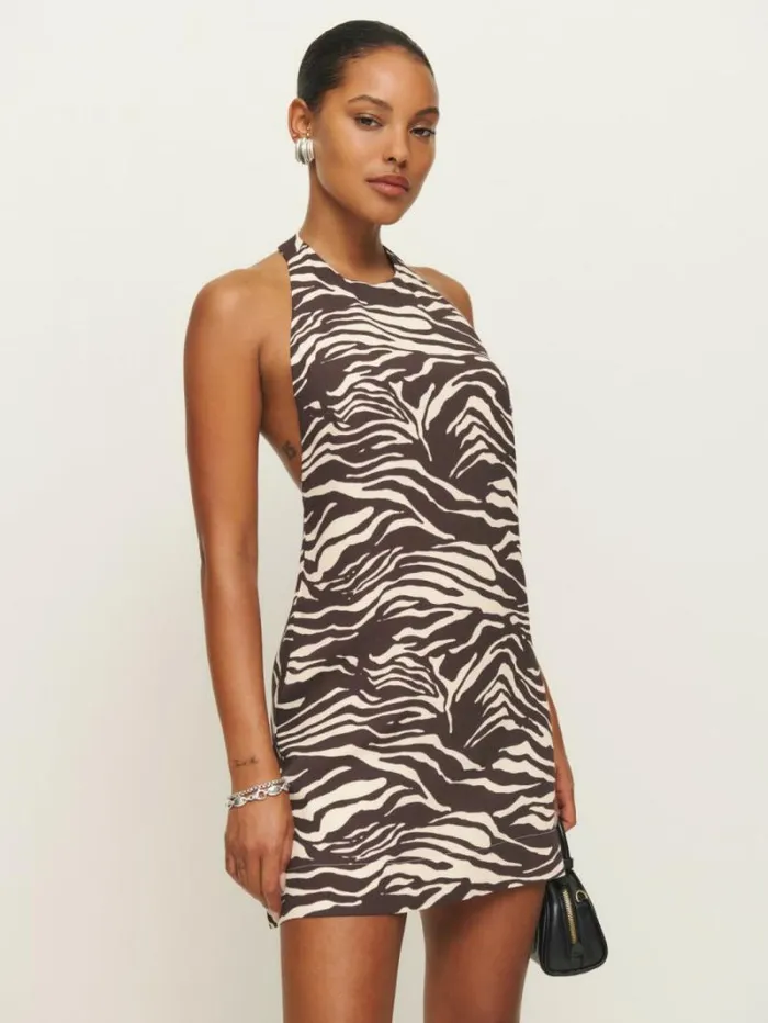 The Reformation Avielle Dress Stampede 8211 Clothing