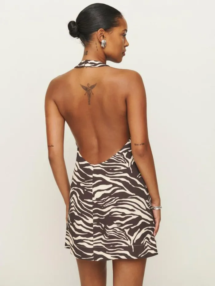 The Reformation Avielle Dress Stampede 8211 Clothing
