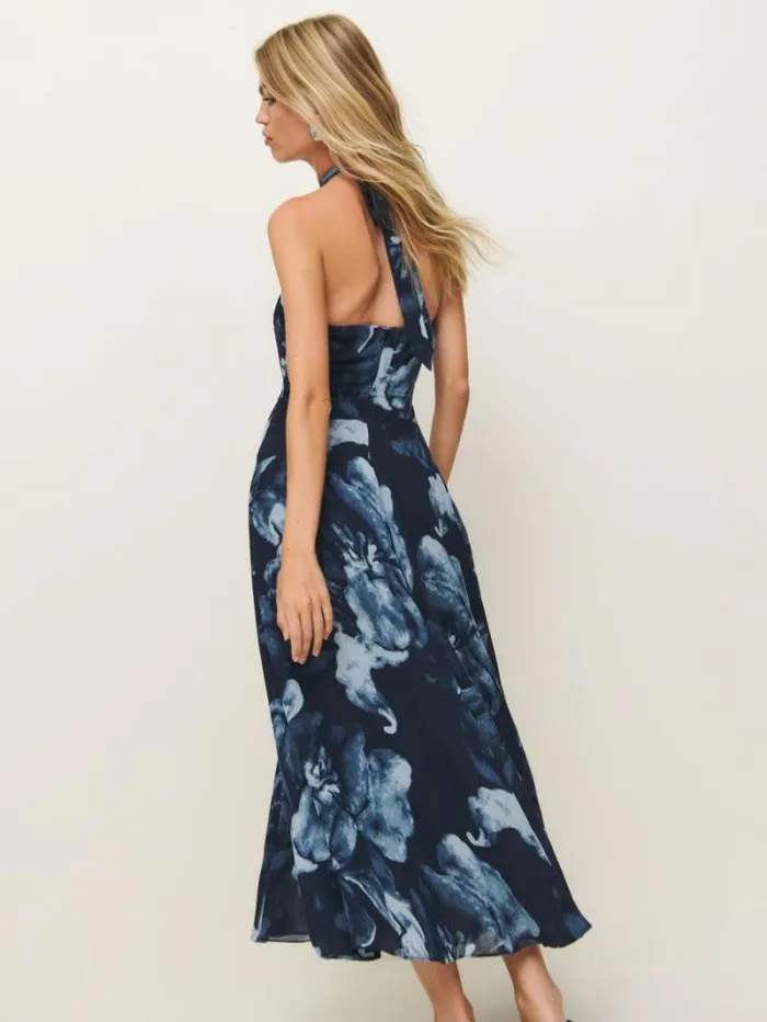 The Reformation Cari Dress Midnight Rose 8211 ClothingWeddings