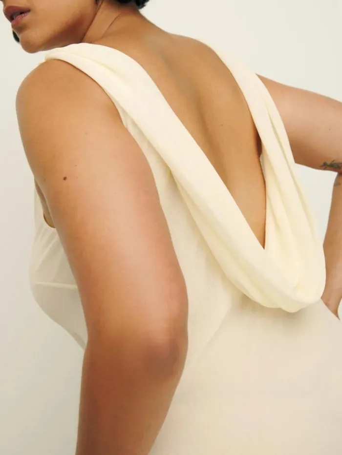 The Reformation Cavallo Dress Es Ivory 8211 Clothing