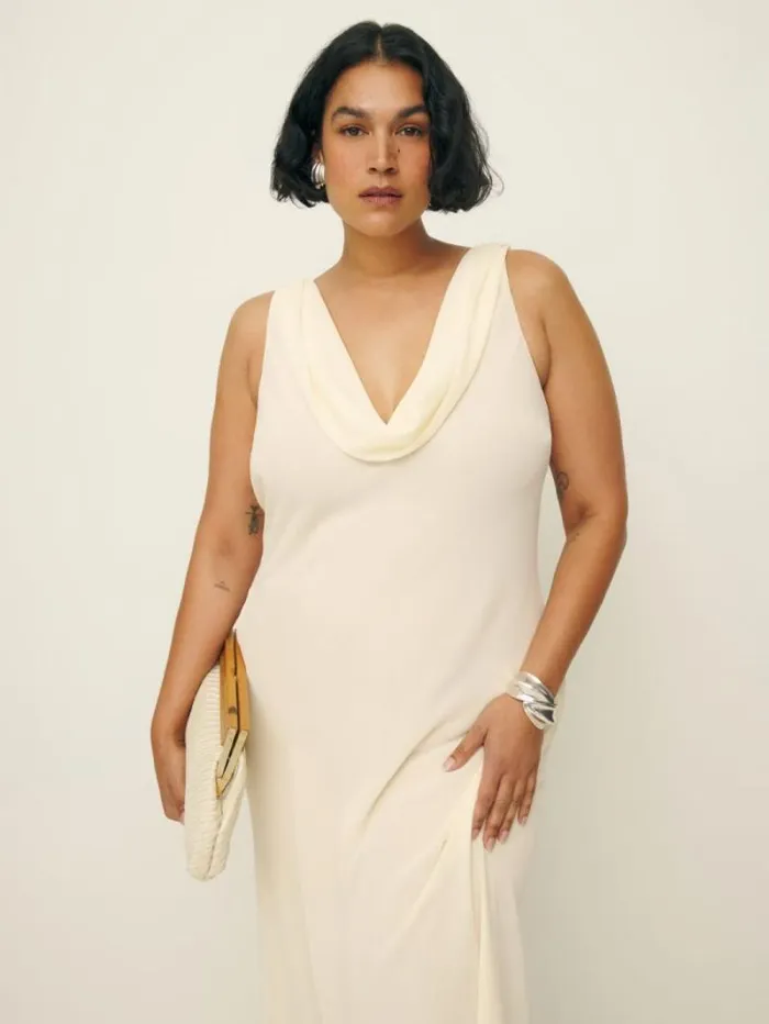 The Reformation Cavallo Dress Es Ivory 8211 Clothing