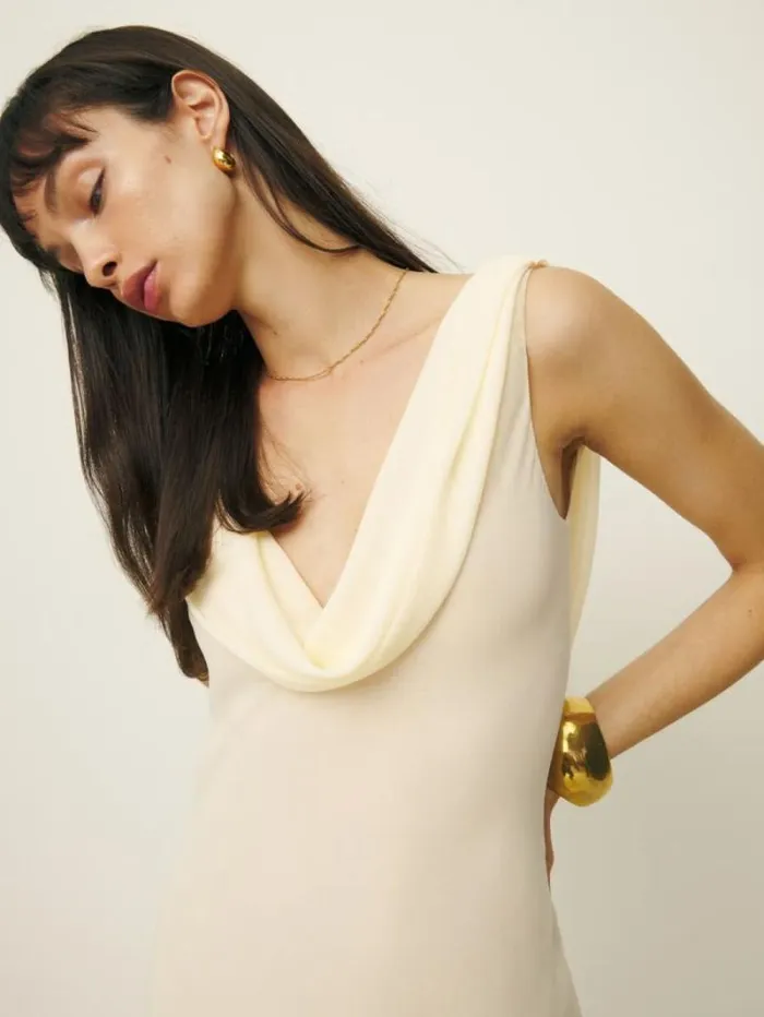 The Reformation Cavallo Dress Ivory 8211 Clothing