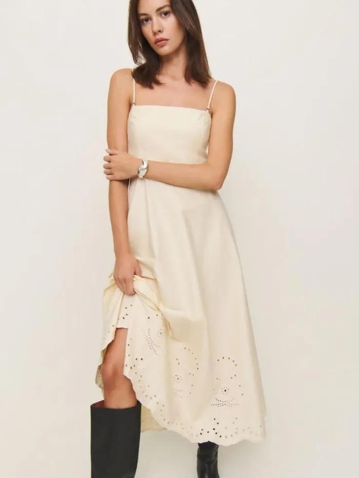 The Reformation Cherie Dress Sugar 8211 Clothing